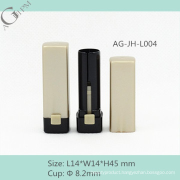 AG-JH-L004 Cosmetic Packing Attractive Plastic Cup Size 8.2mm Rectangular Mini Lipstick Tube